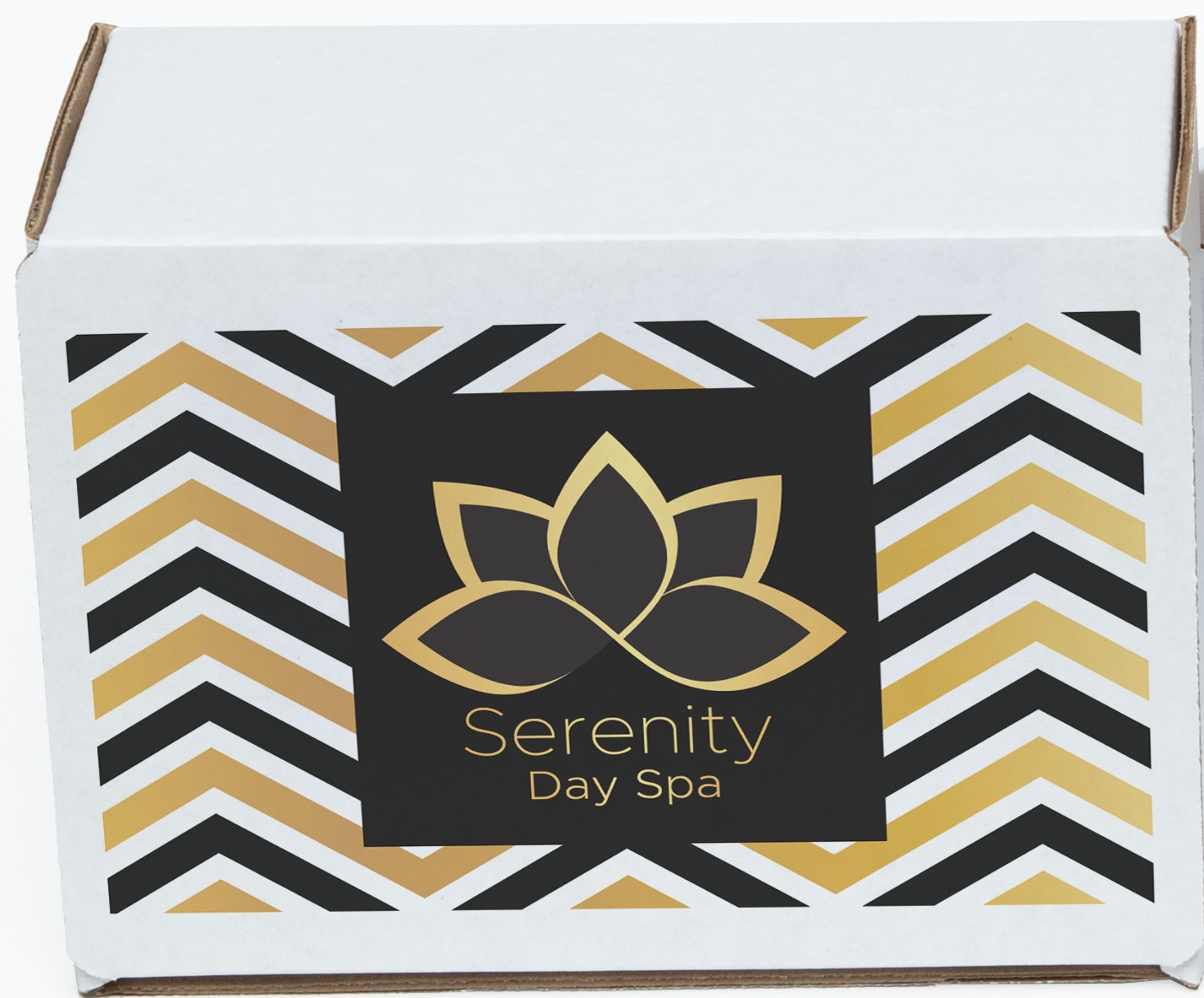 Full Color White Display Mailer Box w/Outside Imprint (8" x 6" x 4")