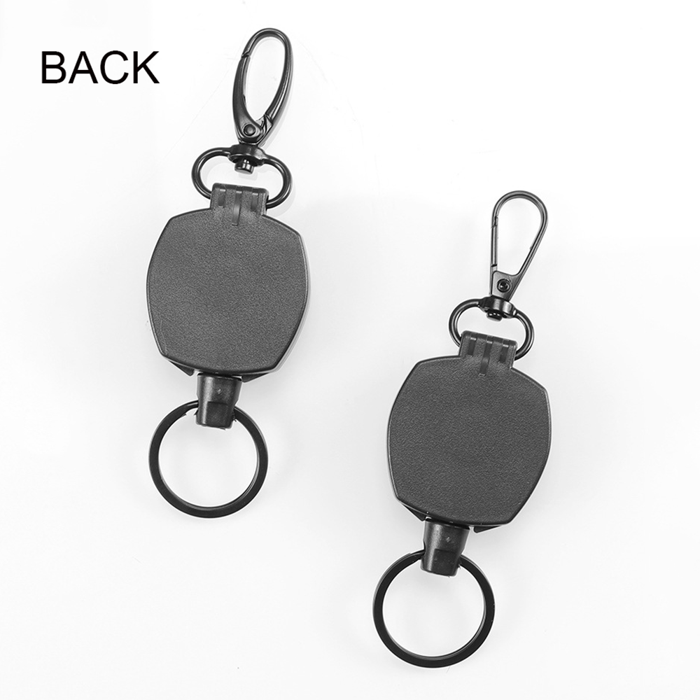 Heavy Duty Metal Badge Reel w/ Keyring and Lobster 4