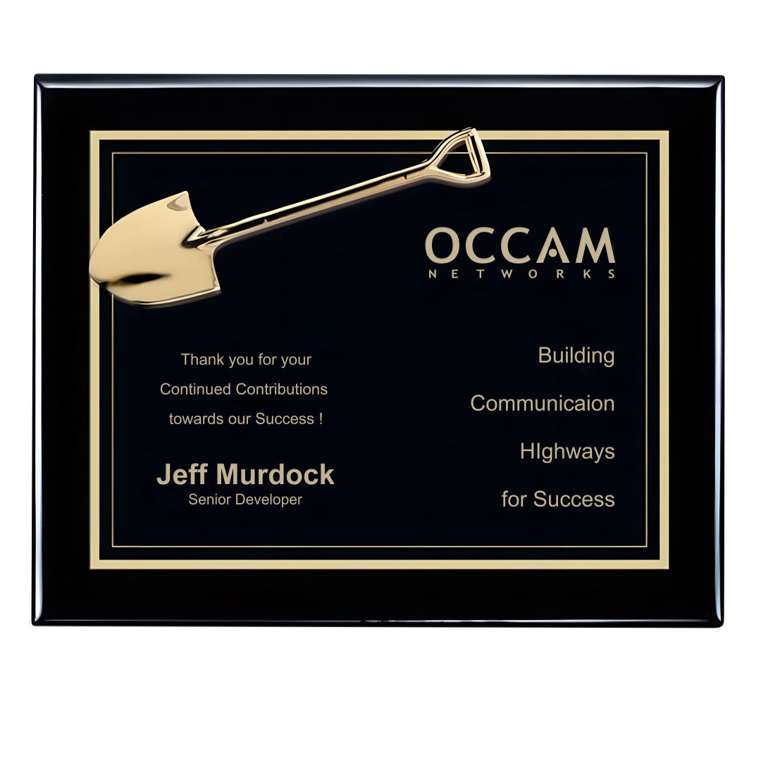Shovel Plaque 4