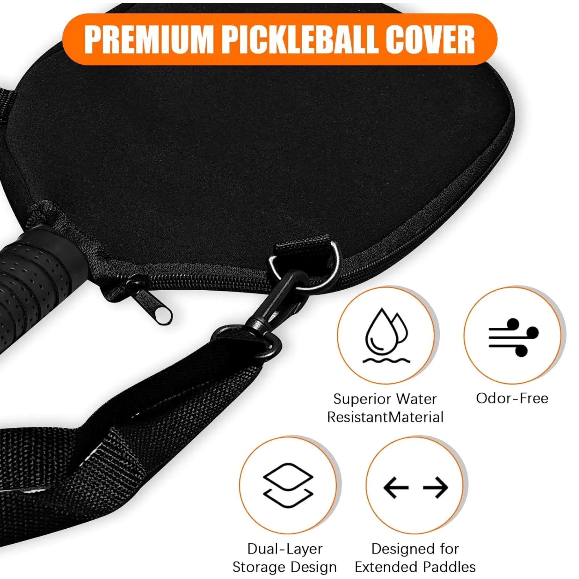 Waterproof Multifunctional Pickleball Paddle Bag 2