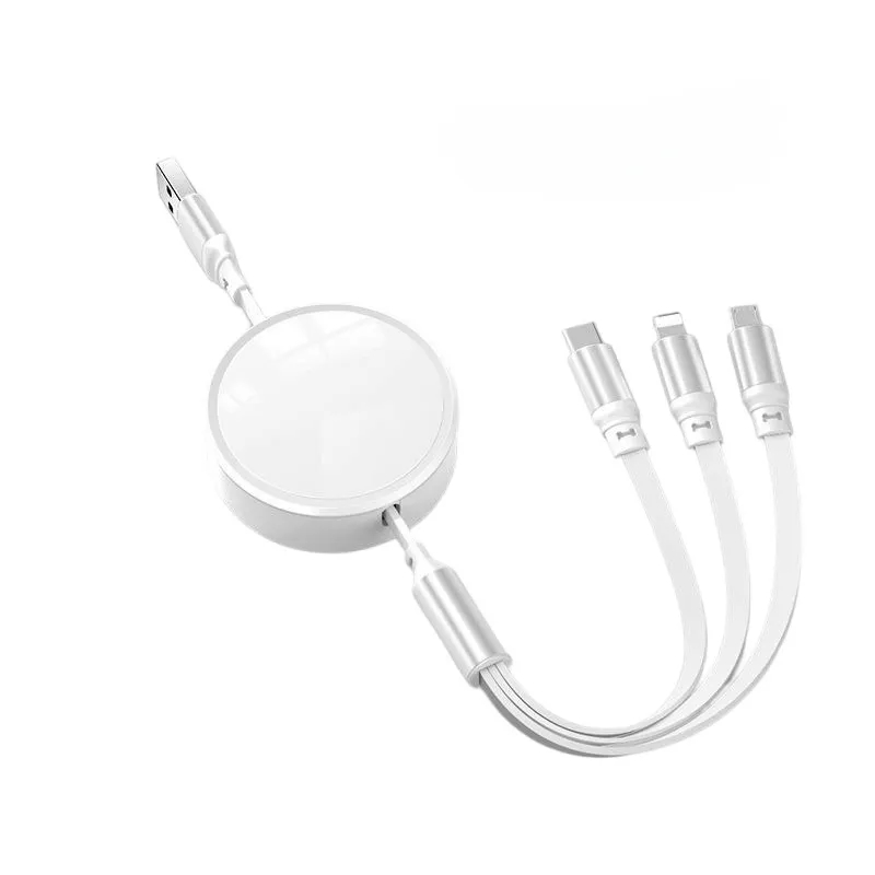 120W 3-in-1 Retractable Charging Cable 5