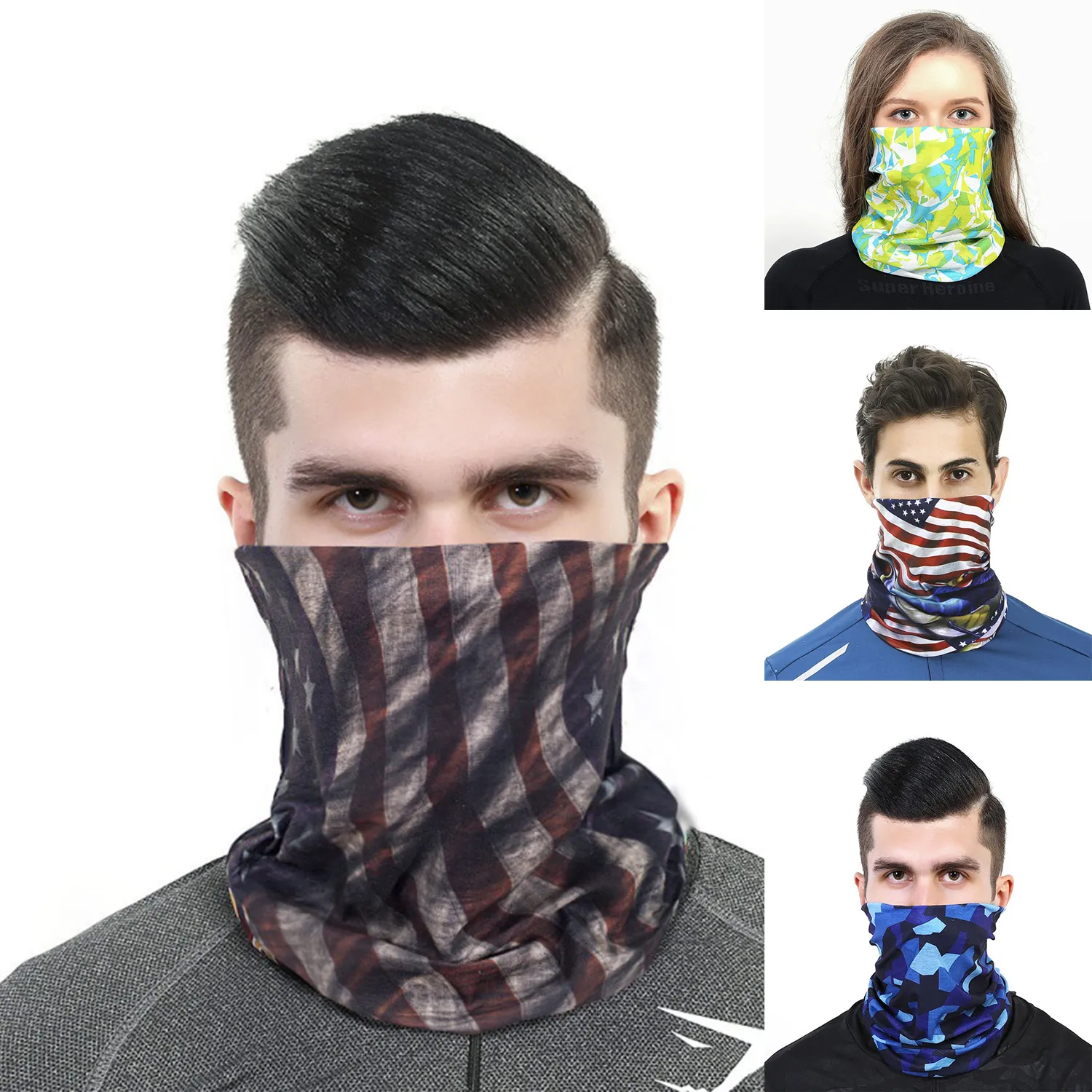 Full Custom Printed Face Mask Neck Bandana 2