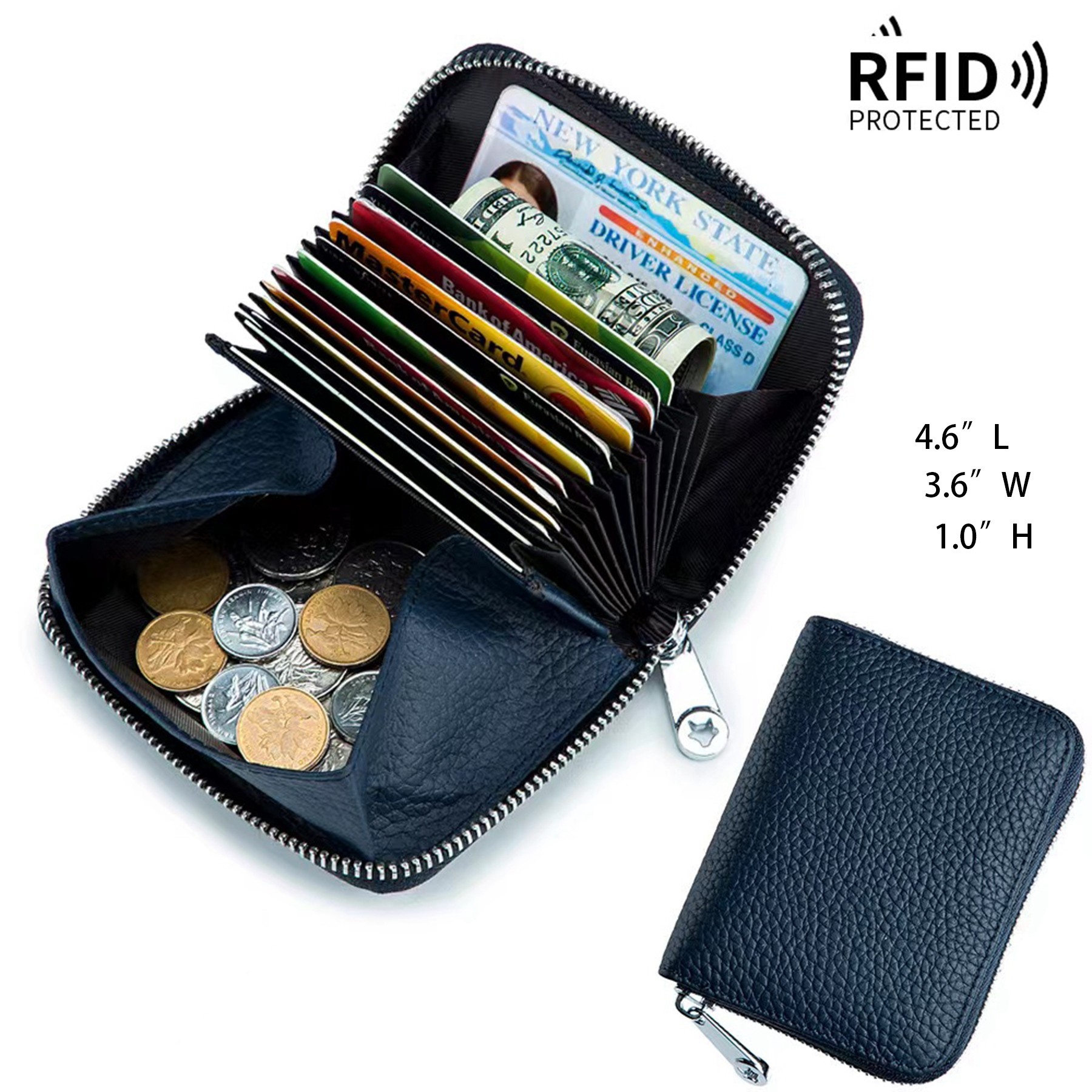 RFID Blocking Leather Wallet 1