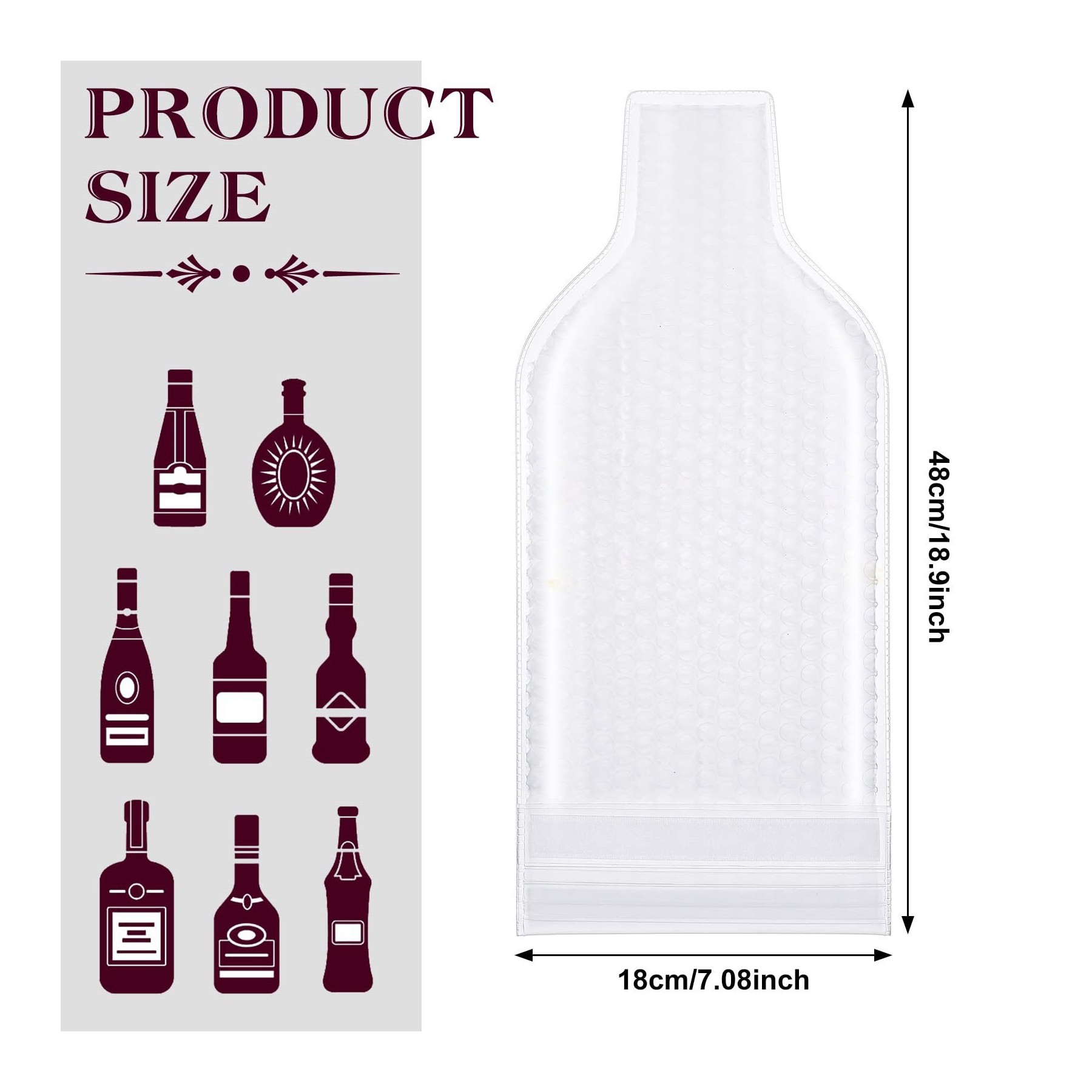 Reusable Wine Protector Sleeve Case/Bags for Travel 3