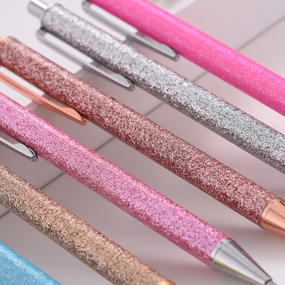 Metallic Yarn Glitter Ballpoint Pen 5