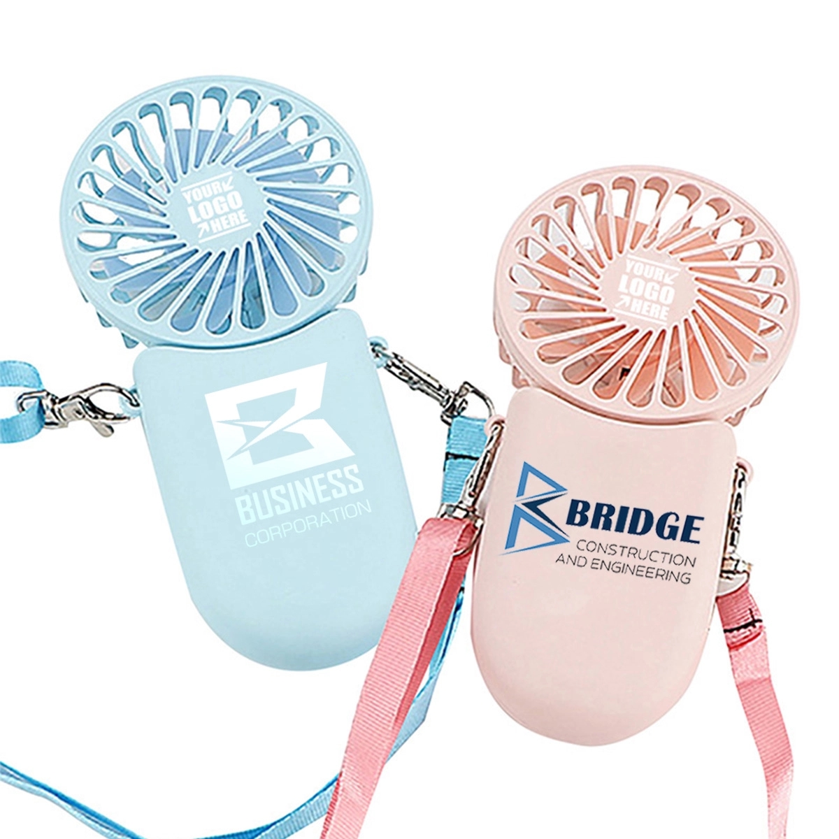 Mini Rechargeable Foldable Hand Held Portable Neck Fan 1
