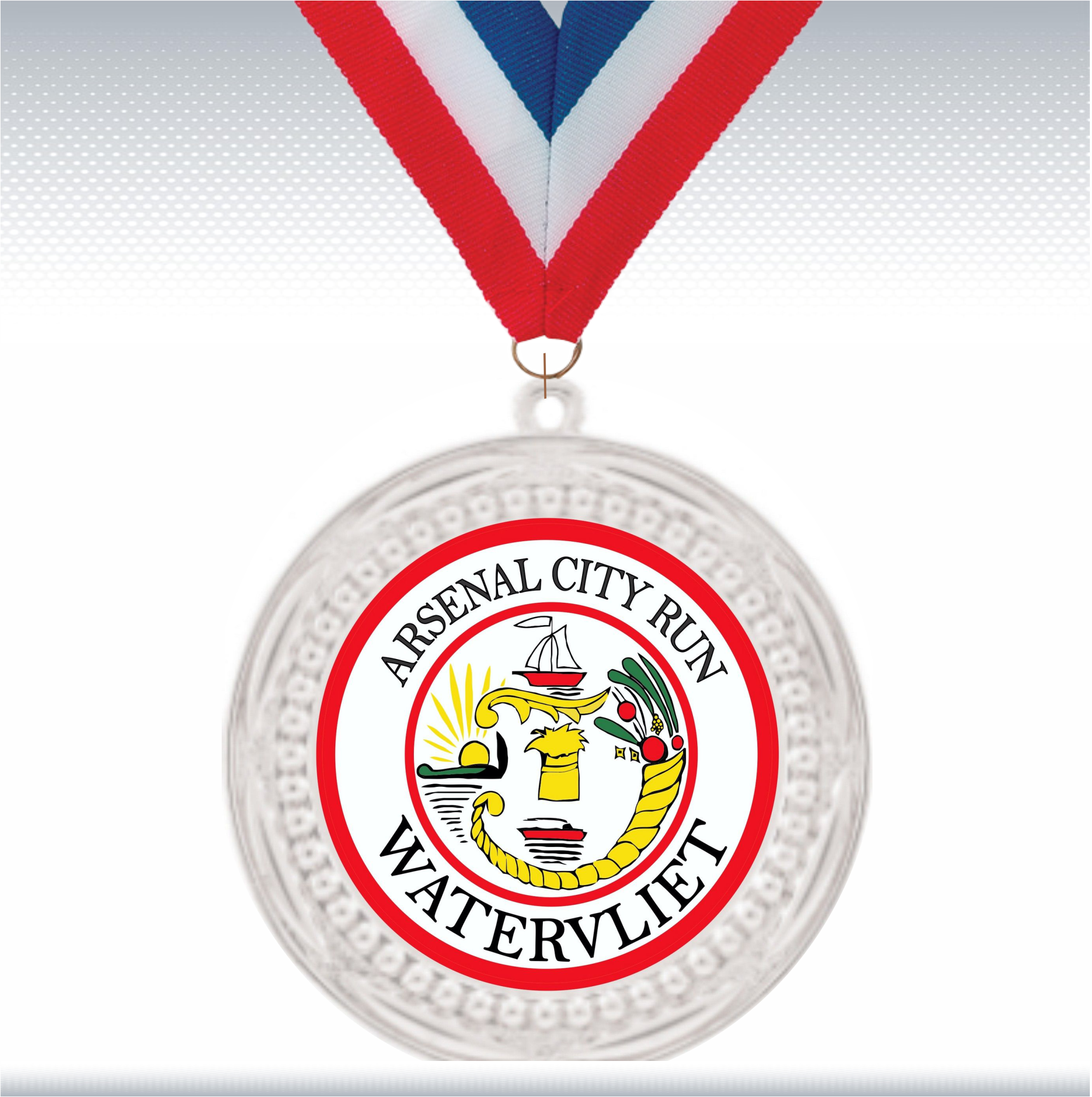 2 3/4" Bead Medal w/ 2" Insert 12