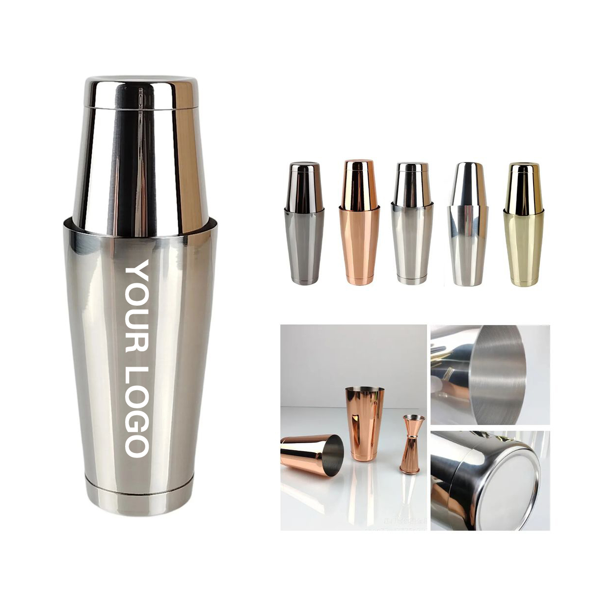 Professional Stainless Steel Mixology Cup 4