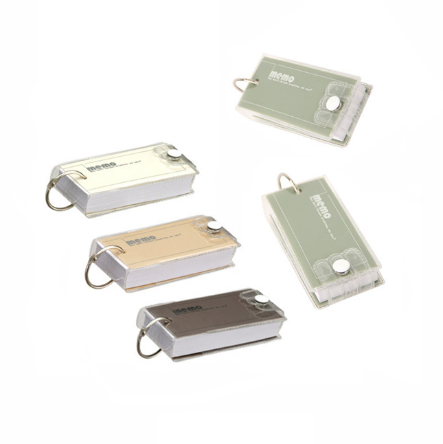 Memo with Keychain and Buckle 4