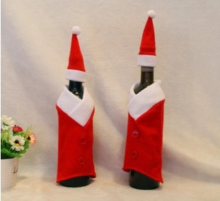 Christmas Wine Bottle Cover 2