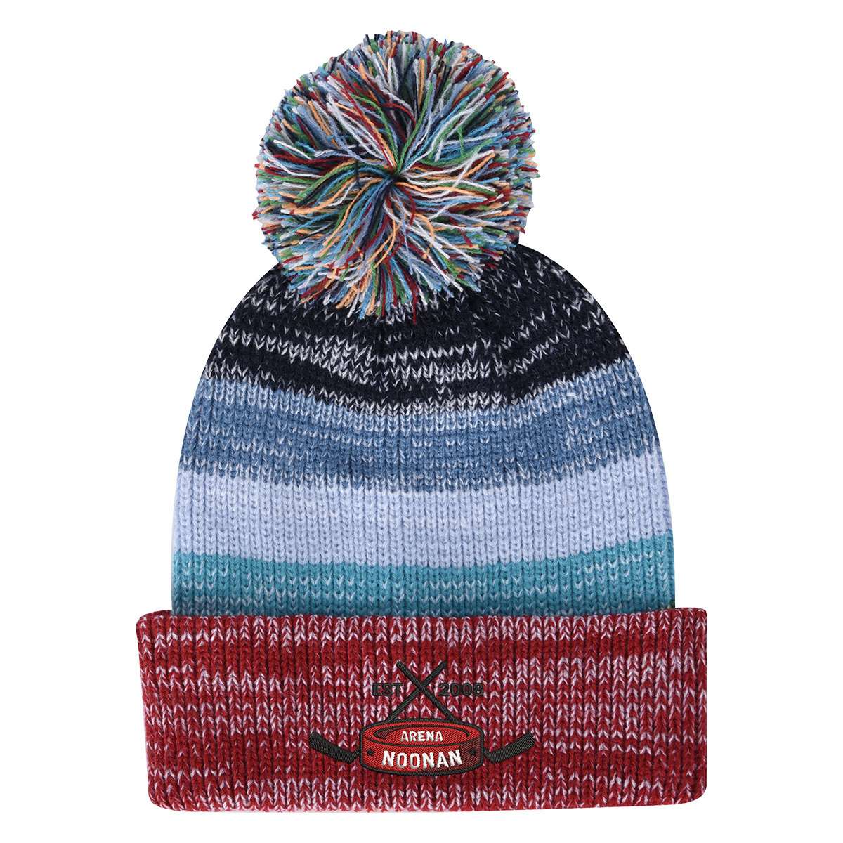 Aura Pom Beanie With Cuff 5