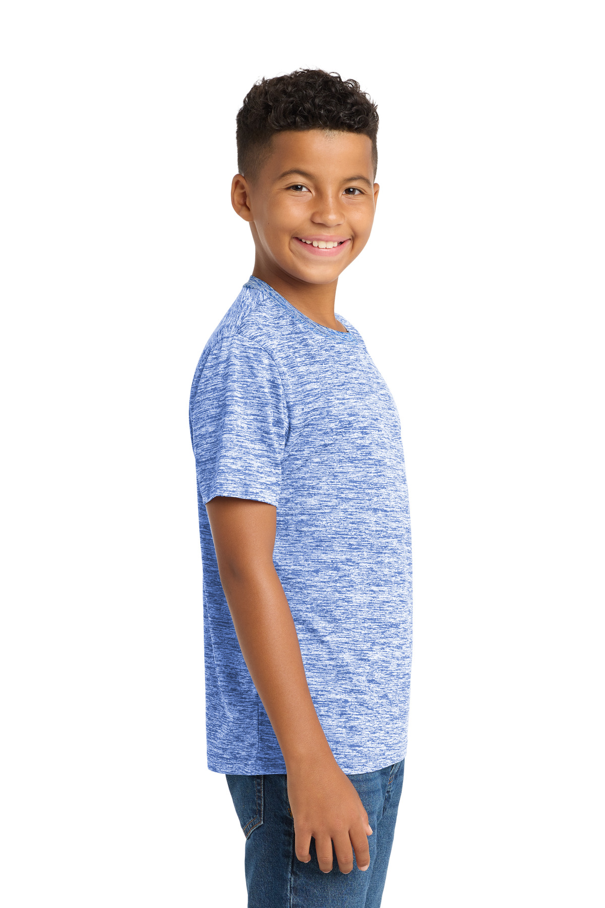 Sport-Tek Youth PosiCharge Electric Heather Tee. YST390 42