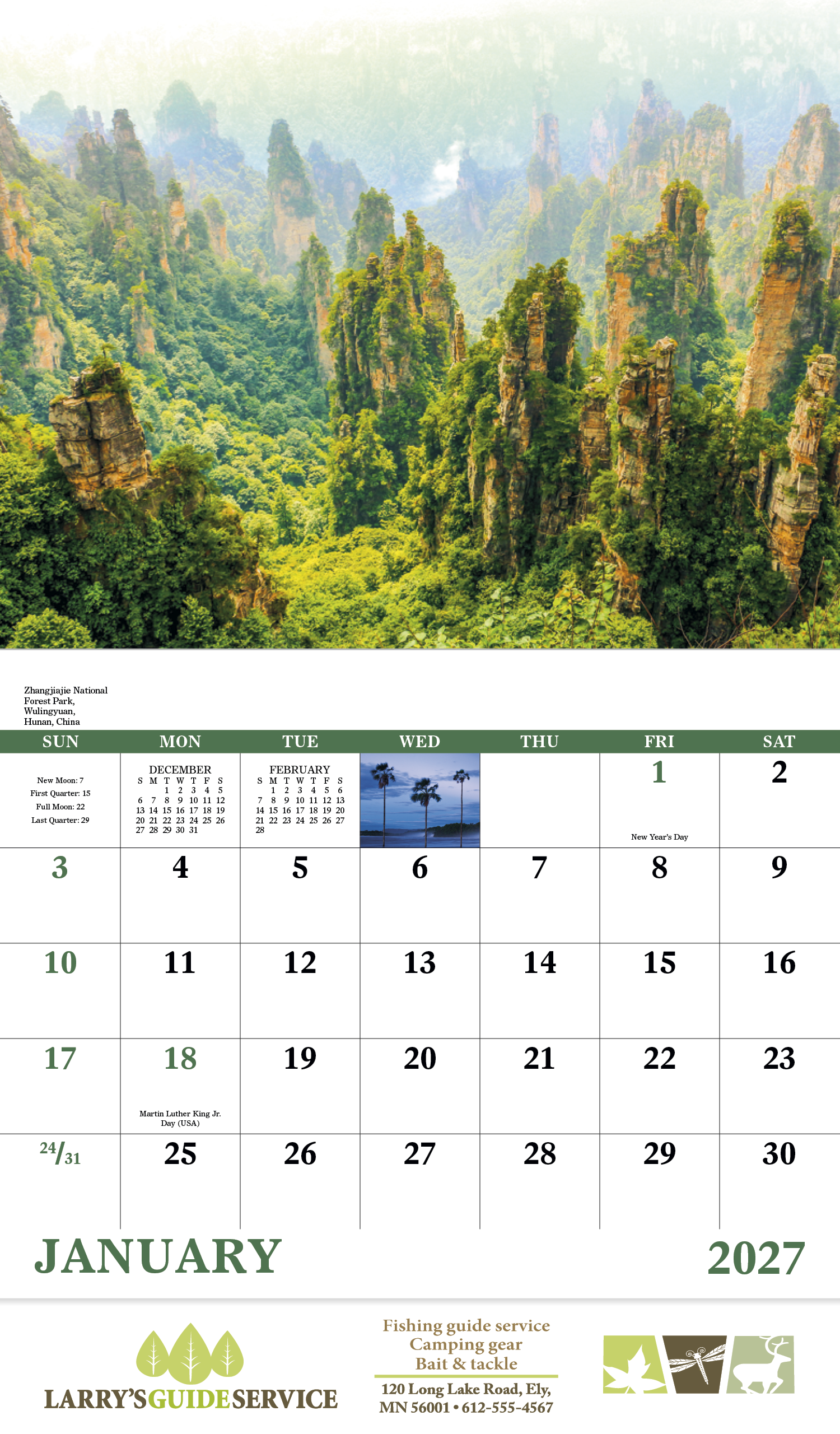 Good Value™ Glorious Getaways - Stapled Calendar 52