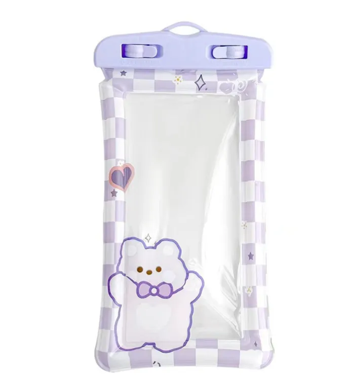 Touch  Screen Cartoon Lanyard Phone Waterproof Bag 1