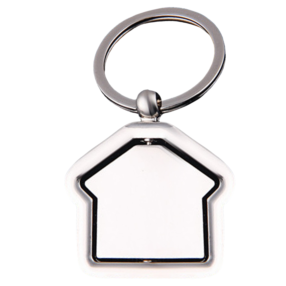 Luxe Silver House Photo Keyring 2