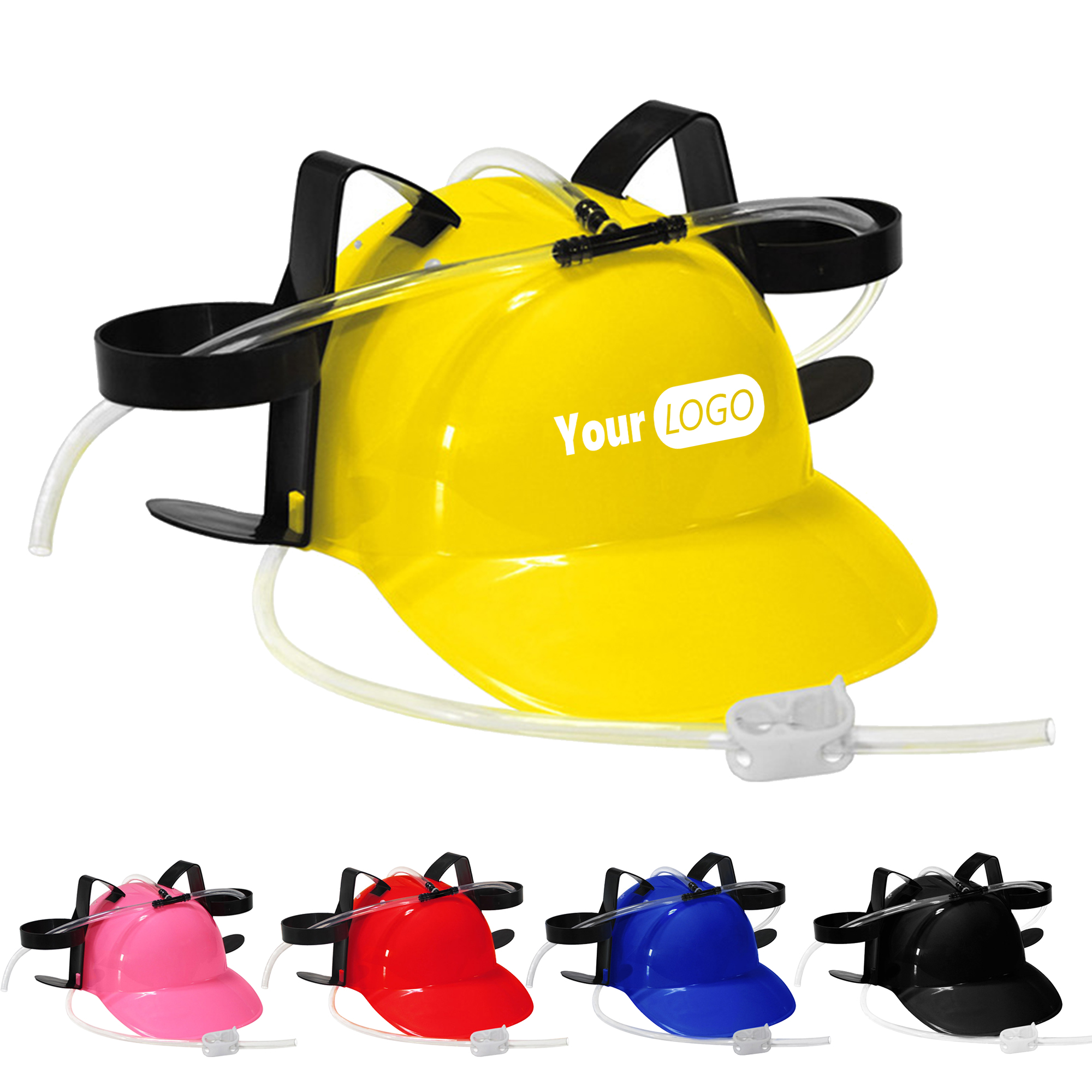 Dual Holder Beverage Drinking Hat 2