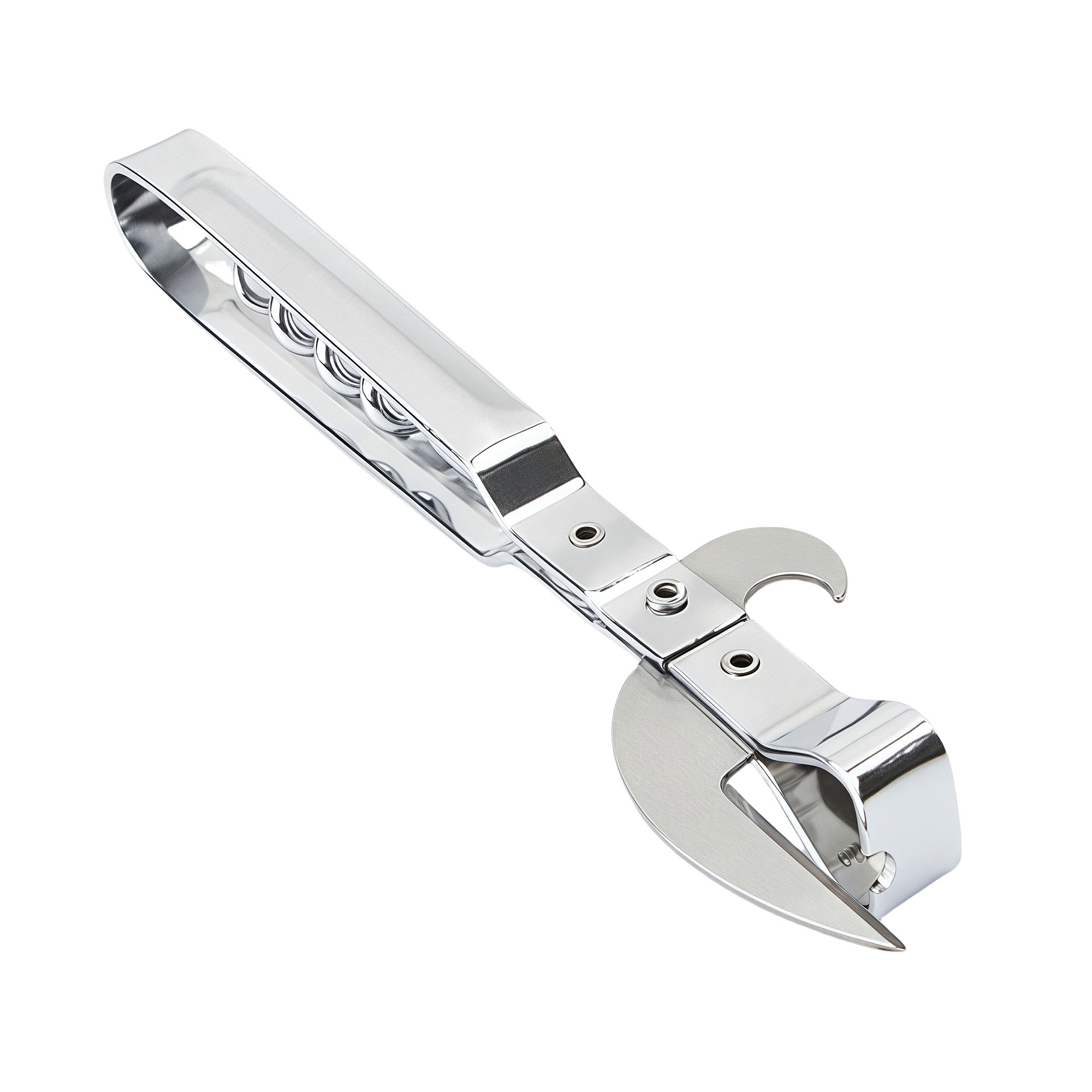 Stainless Steel Wine Bottle Opener with Streamlined Handle 3
