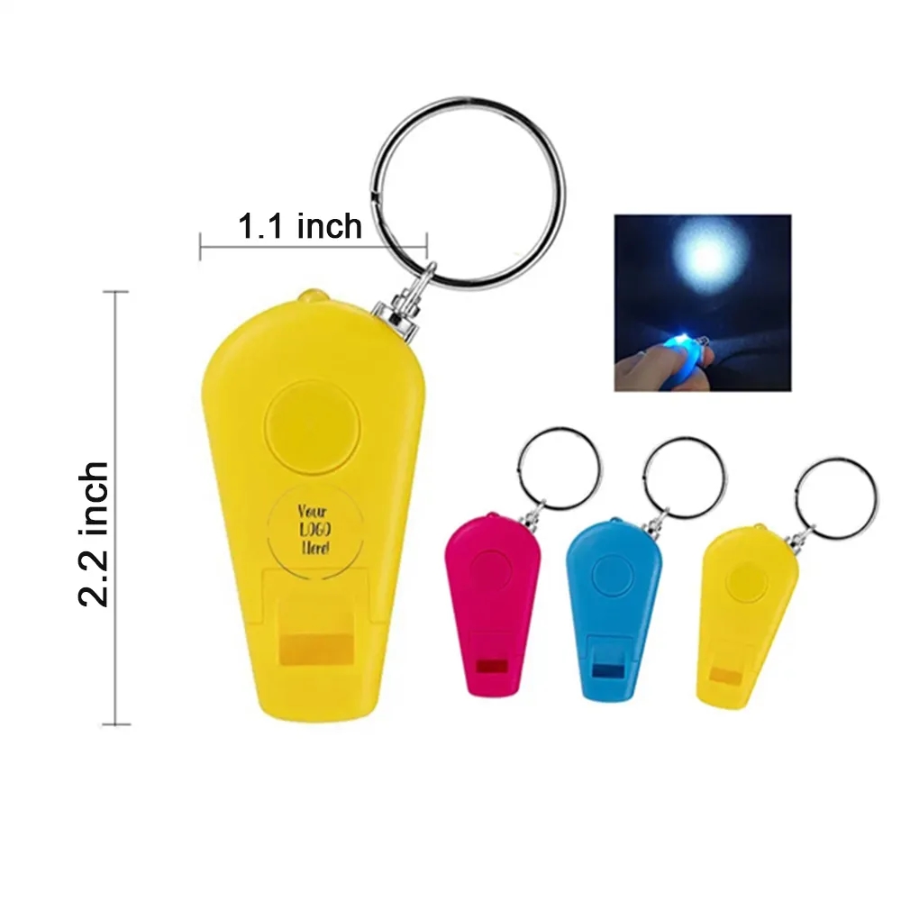Whistle Led Light Keychain 8