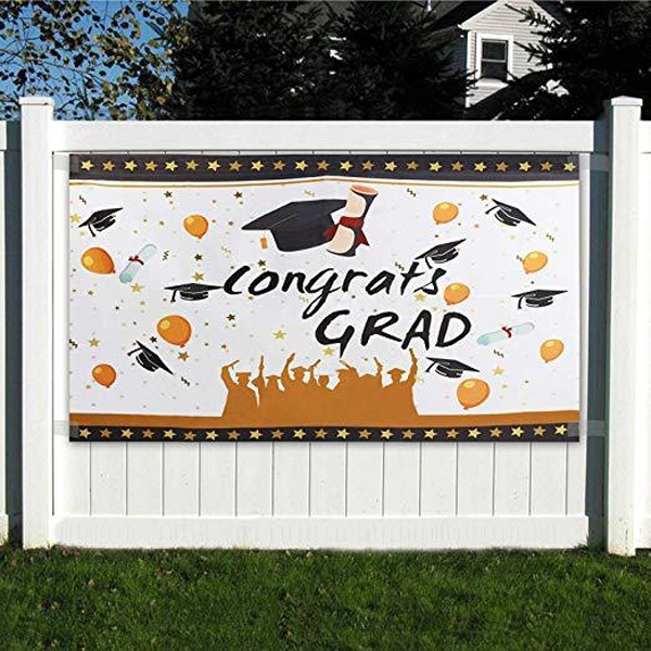 Grad Banners Graduation Flag 3