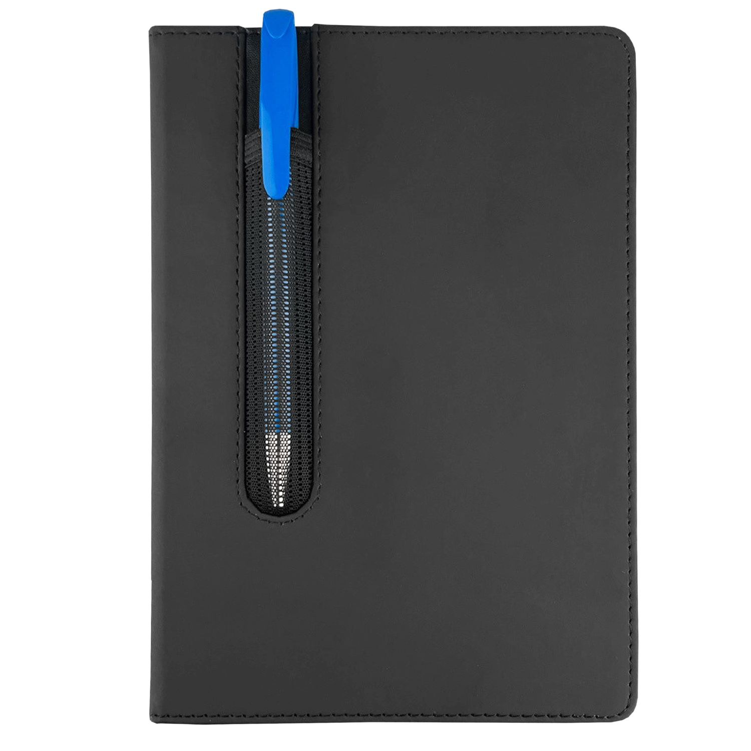 A5 PU Leather Cover Notebook w/ Pen Holder 3