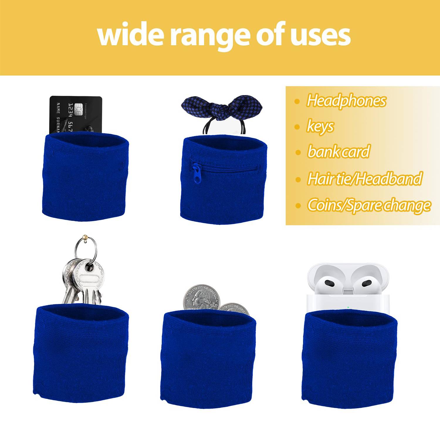 Wristband Pocket w/ Zipper 9