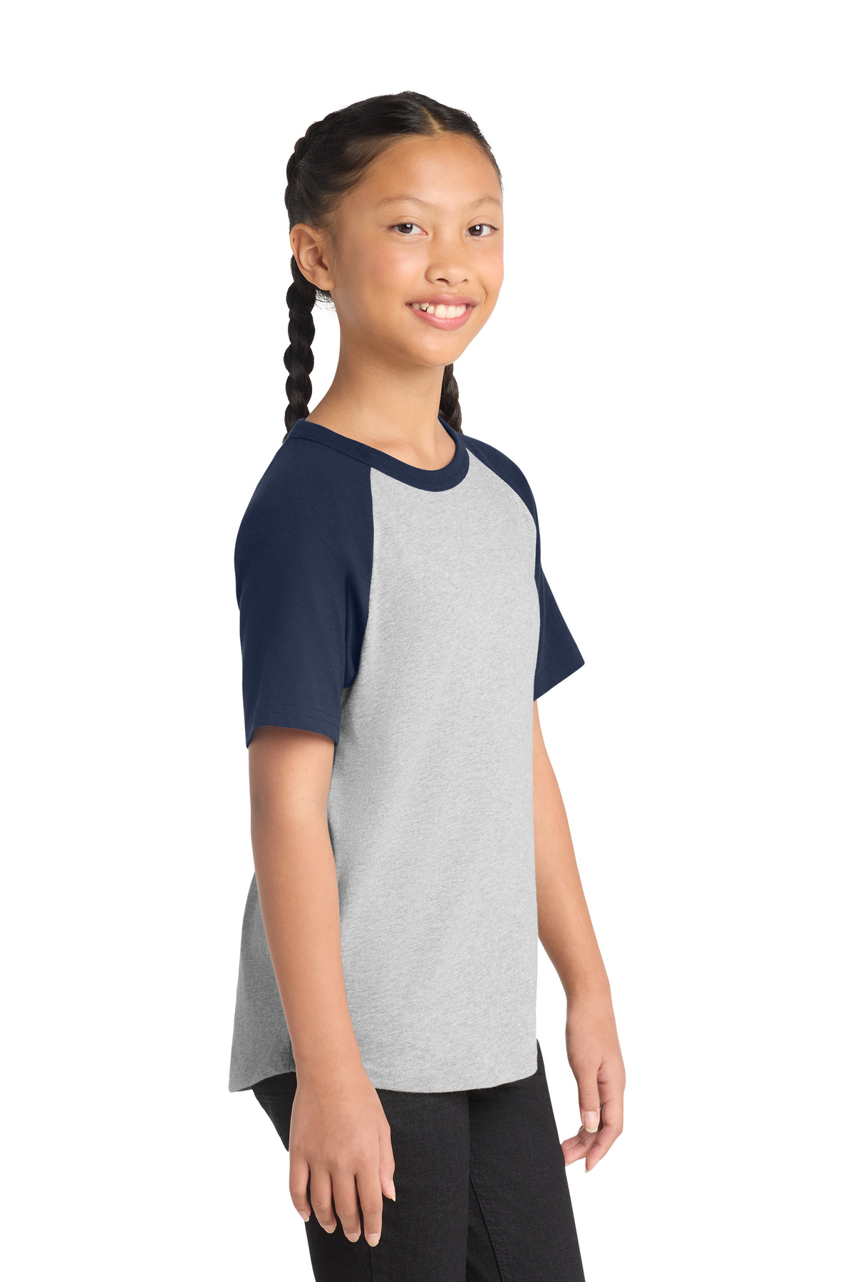 Sport-Tek Youth Short Sleeve Colorblock Raglan Jersey. YT201 26