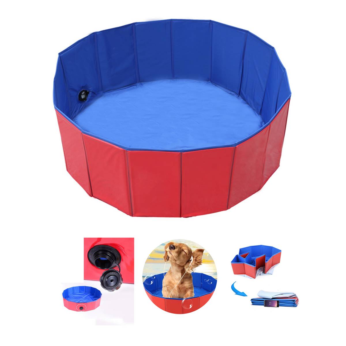 Folding Pet Bath Tub 2