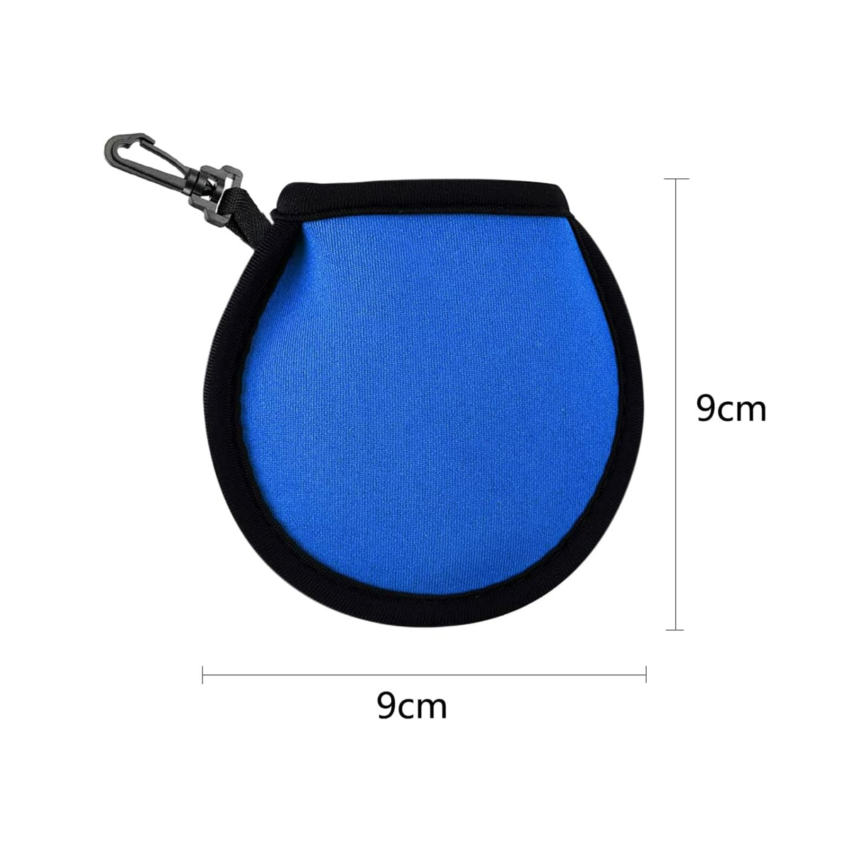 Neoprene Zippered Earphone Pouch with Clip 7