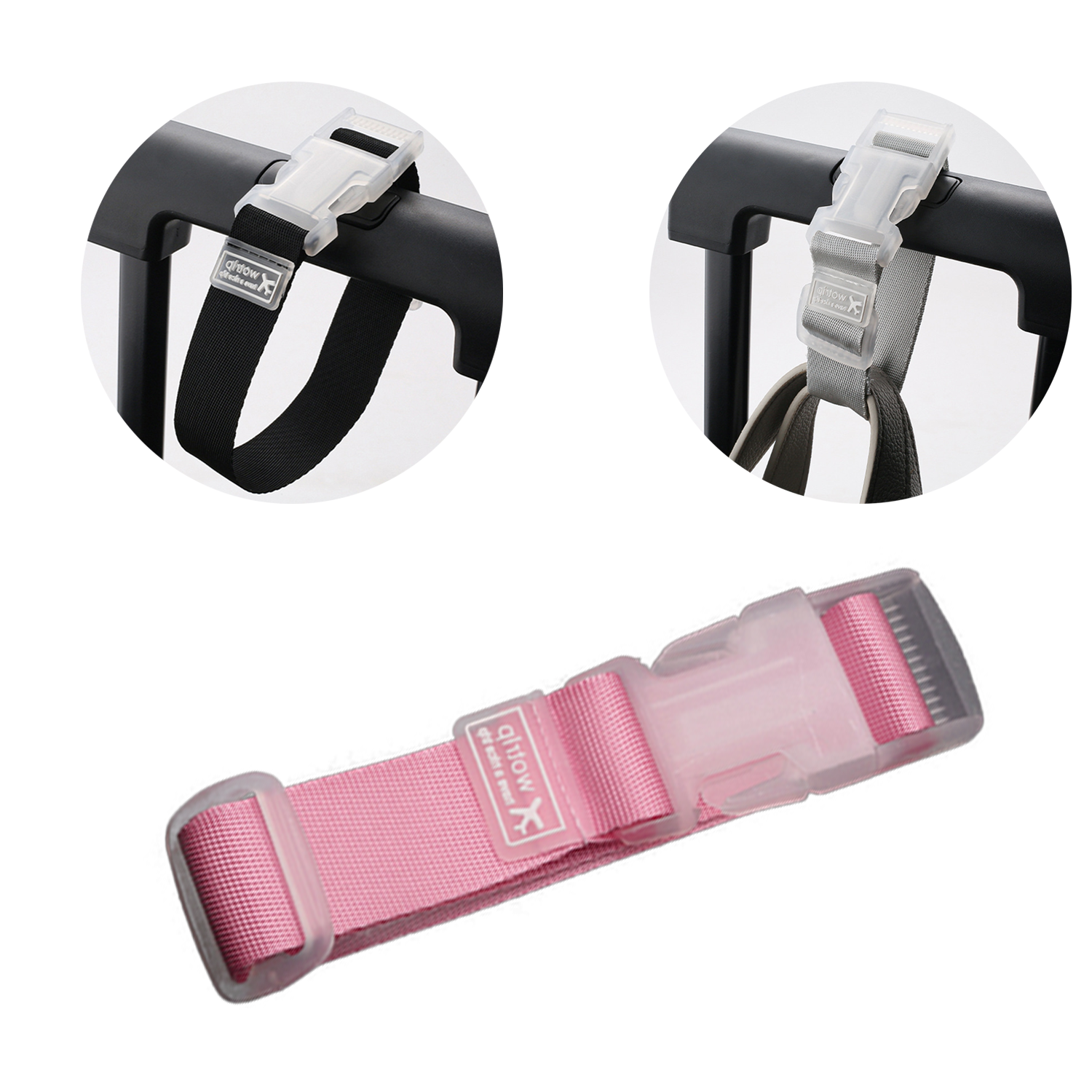 Heavy-Duty Luggage Clip Buckle & Straps for Suitcases 6