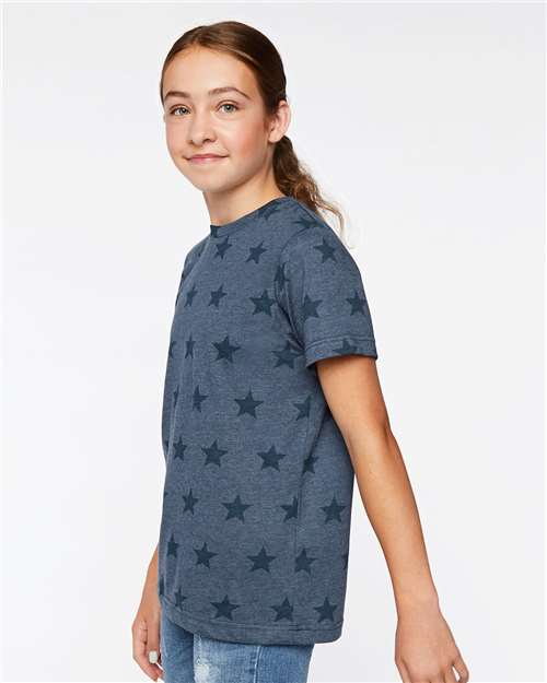 Youth Star Print Tee - 2229 36
