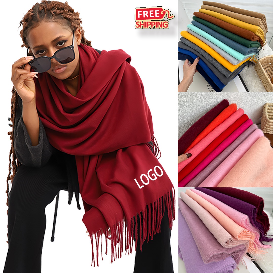 Polyester Pashmina Style Scarf Shawl 2