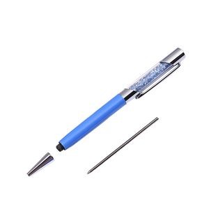 Plated Metal Color Pen With Crystal 13