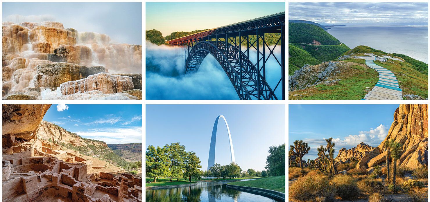 NATIONAL PARKS STAPLED WALL CALENDAR