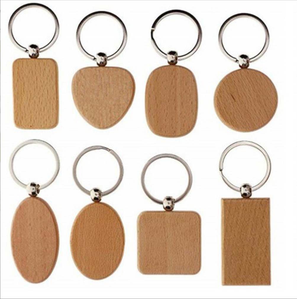Custom Wood Keychain 2
