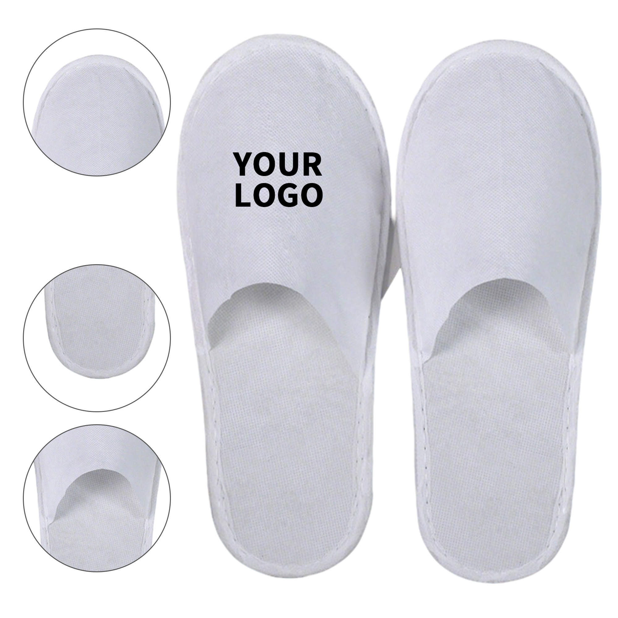 Full Color Spa Guest Slipper 11" x 4.5" 2