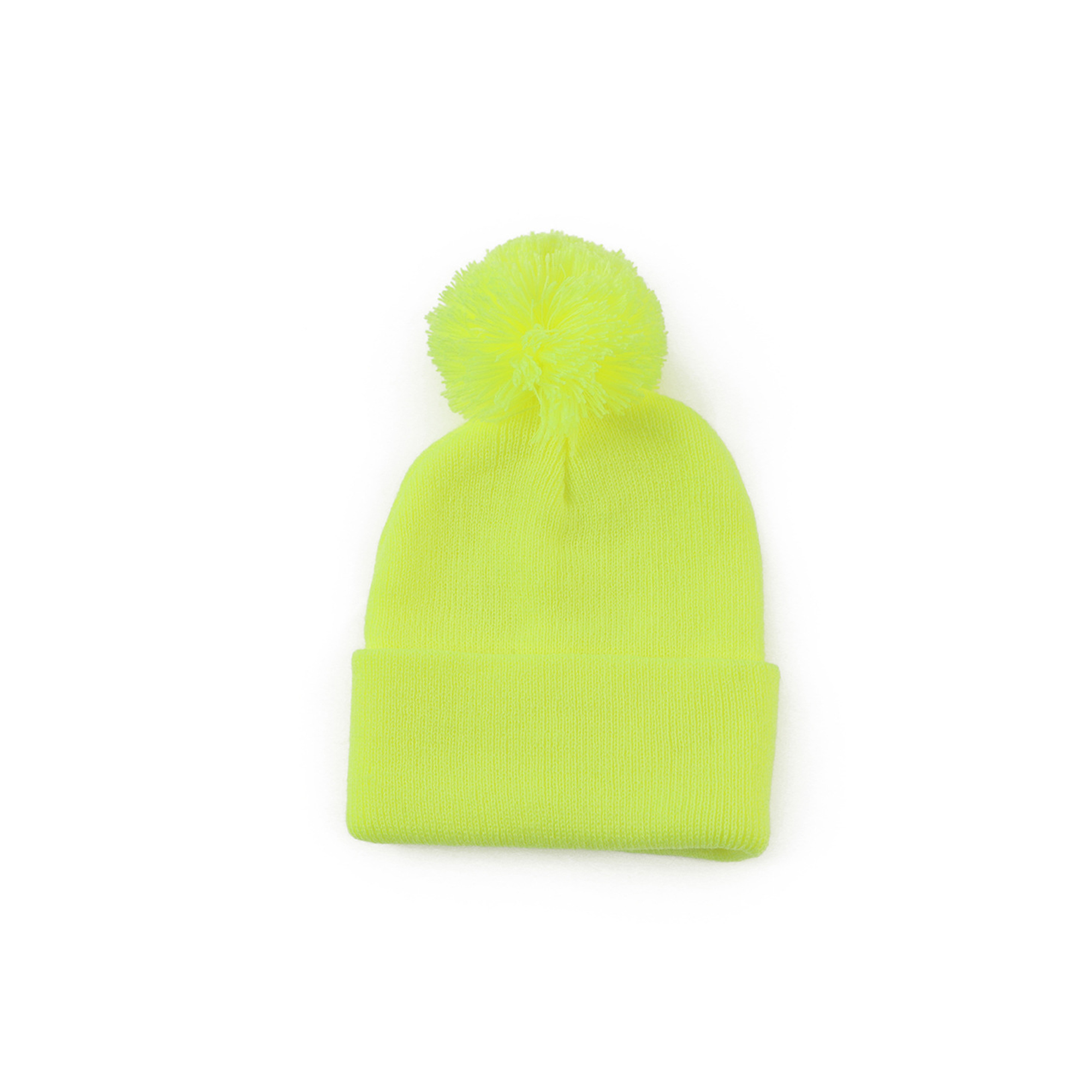 Knit Beanie With Pom Pom 17