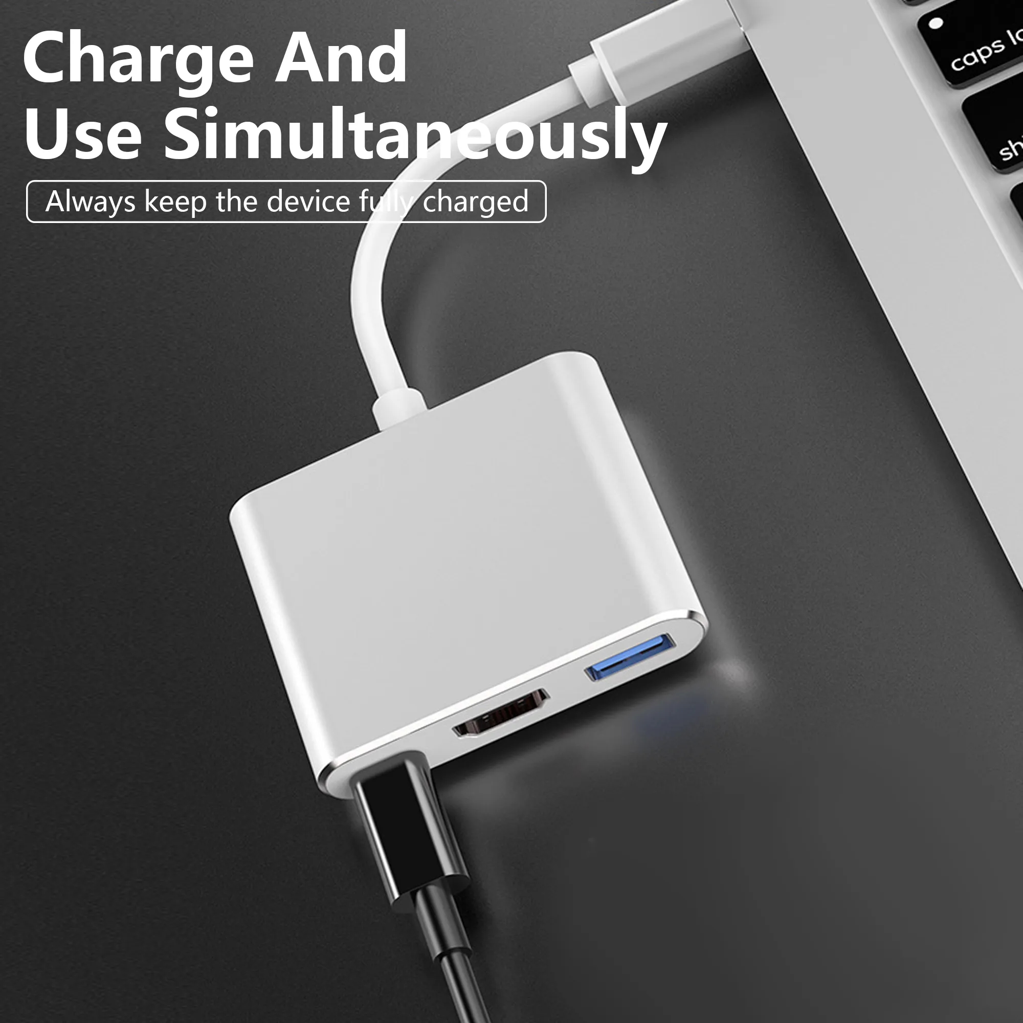 3 In 1 Type-C To HDMI Adapter 3