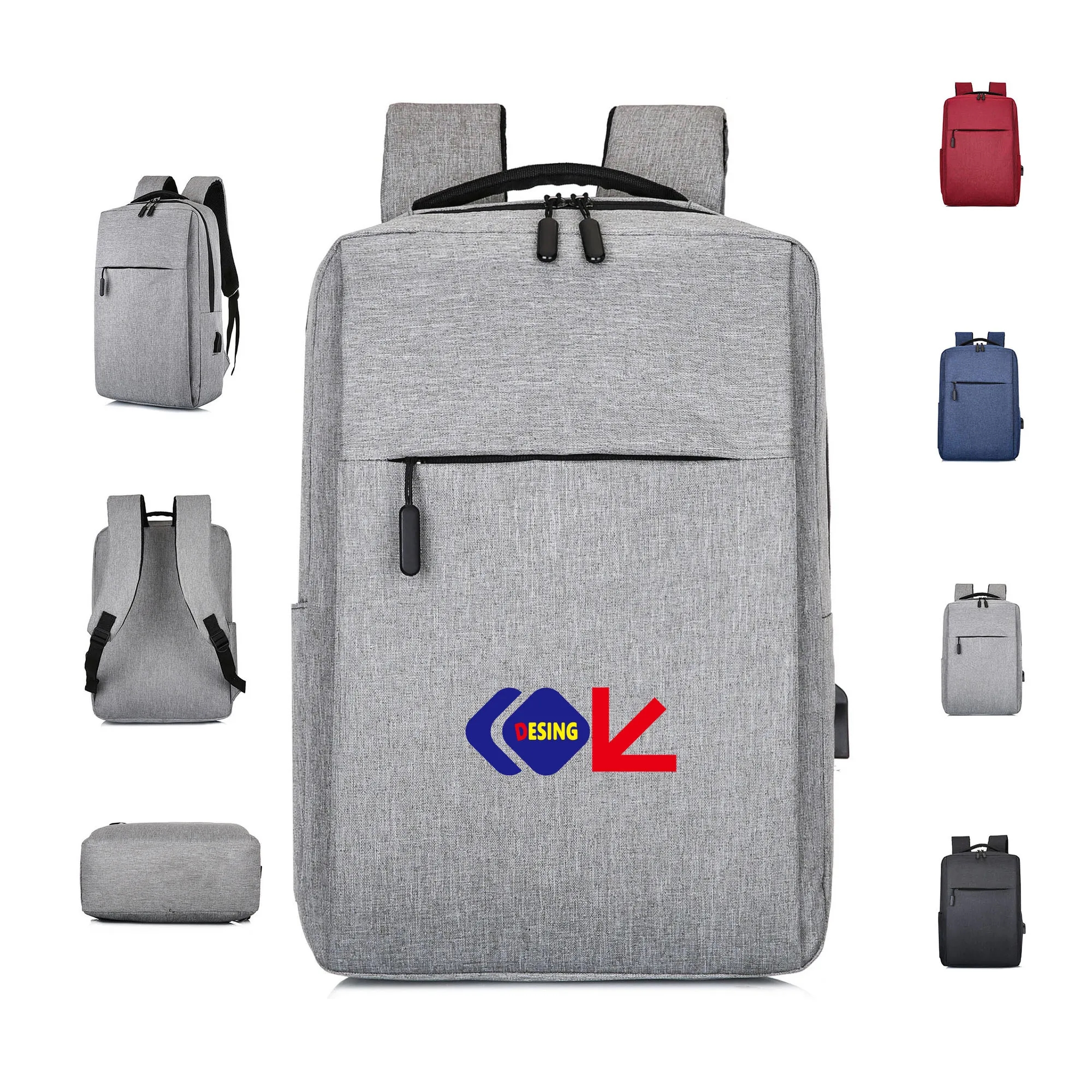Travel Laptap Backpack With USB Charging Port 6