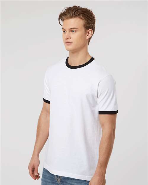 Unisex Fine Jersey Ringer T-Shirt - 246 32