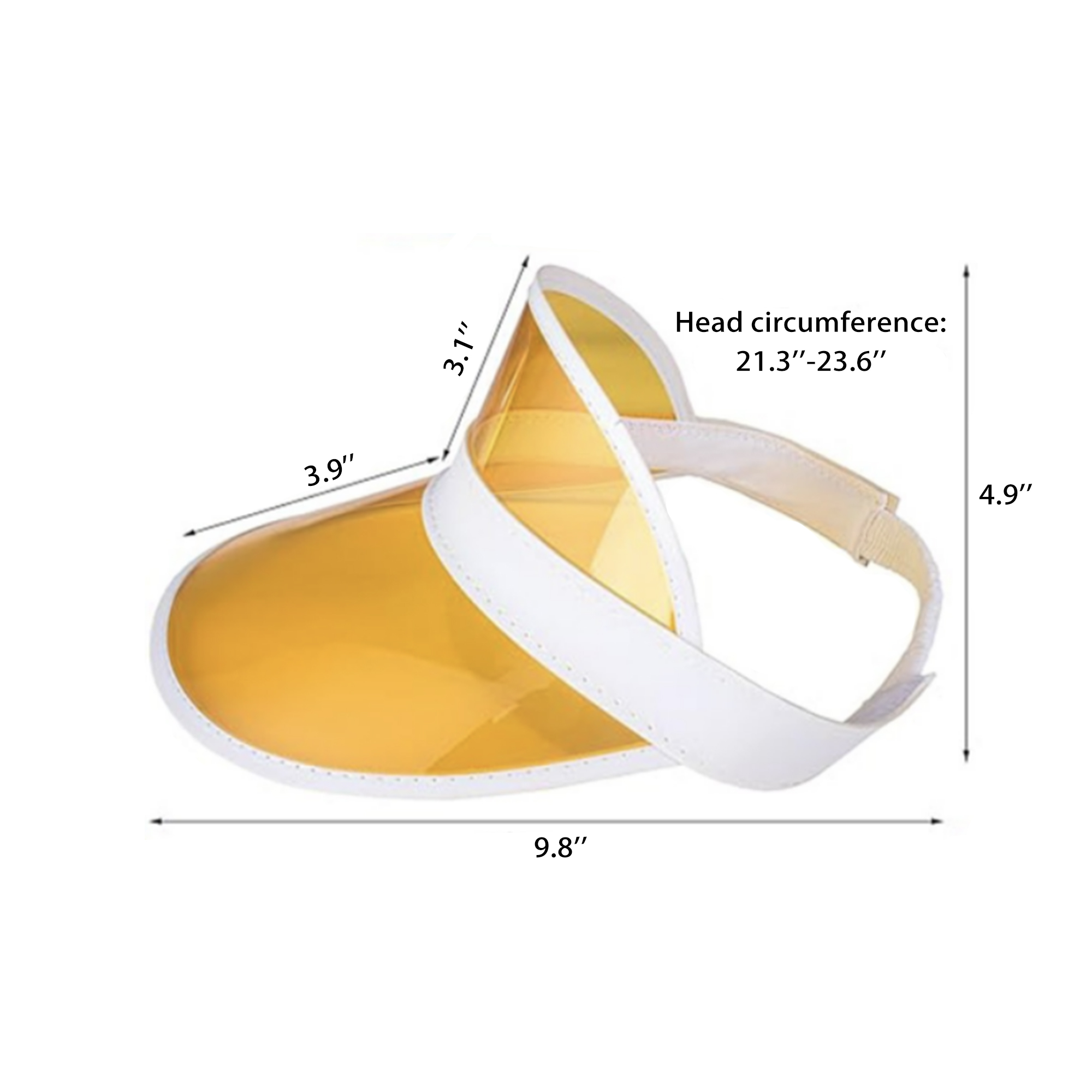 Adjustable PVC Empty Sun Hat MOQ50 2