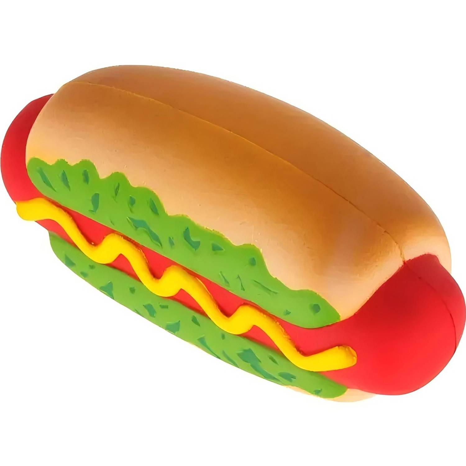 Hot Dog-Shaped PU Foam Stress Toy - Fun & Squeezable 3