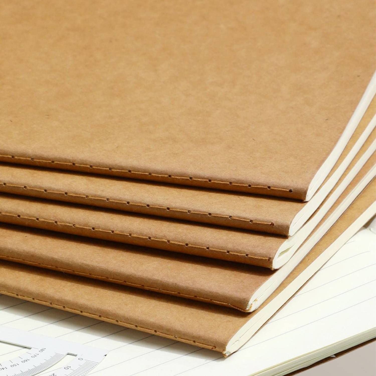 A5 Stitched Binding Lined Notebook 4