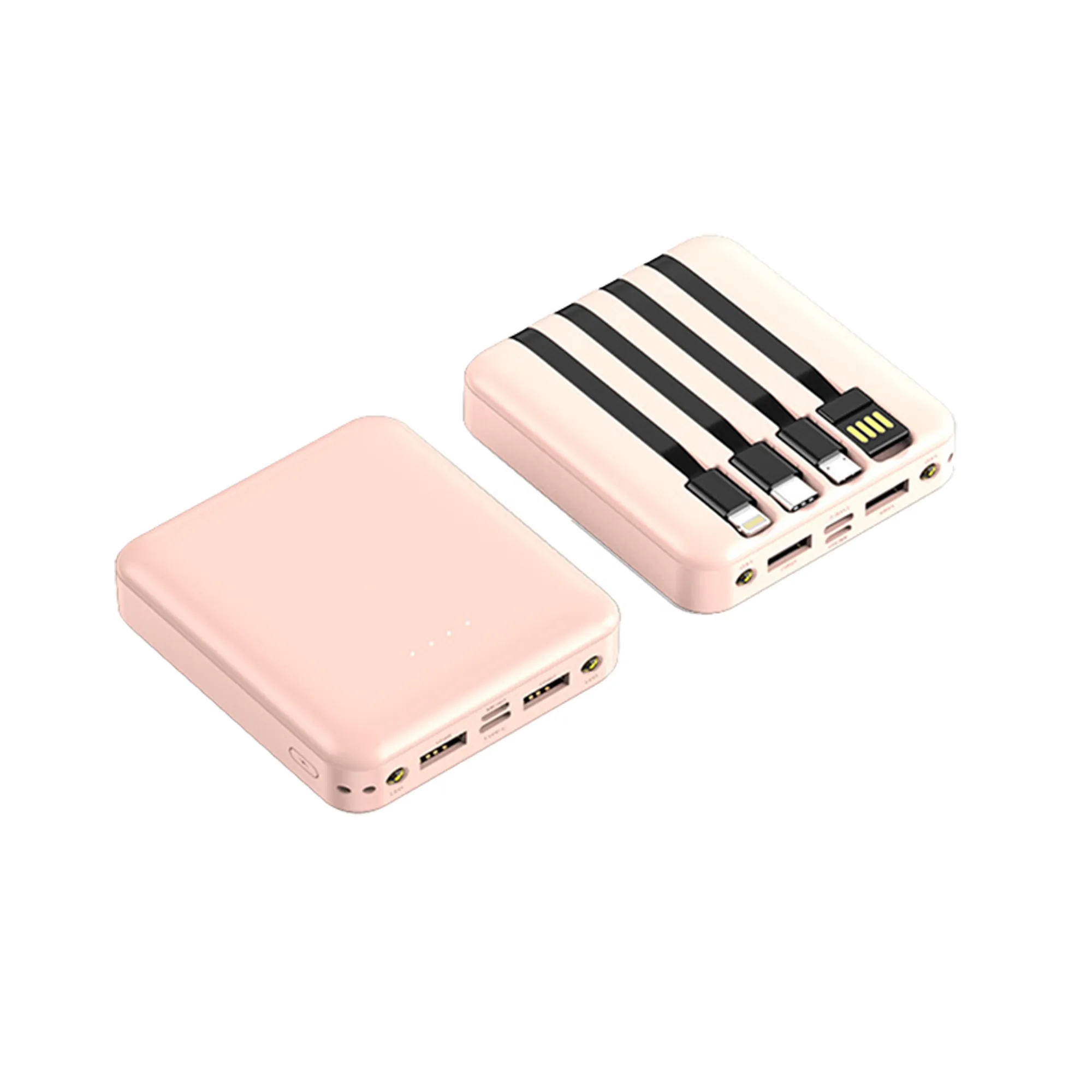 Power Bank with Built-In Cables 8
