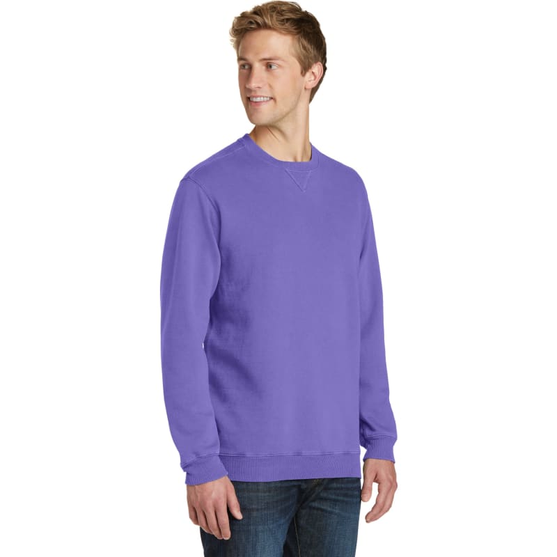 Port & Company Beach Wash Garment-Dyed Crewneck Sweatshirt, custom hoodie or sweatshirt with logo imprint 60