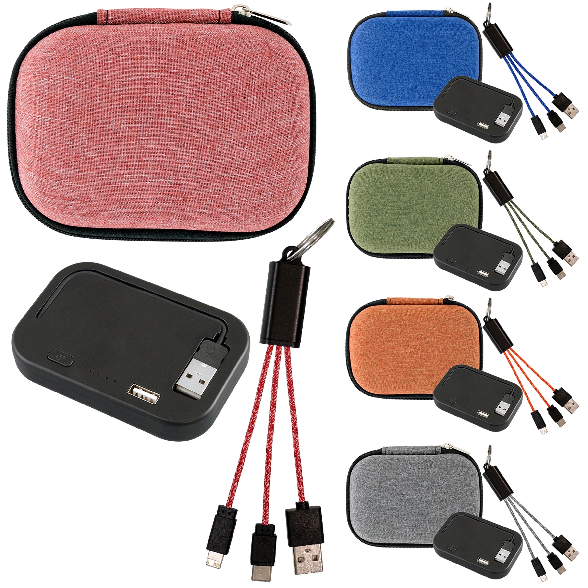 Ridge Fitted Keychain Cable Set 16
