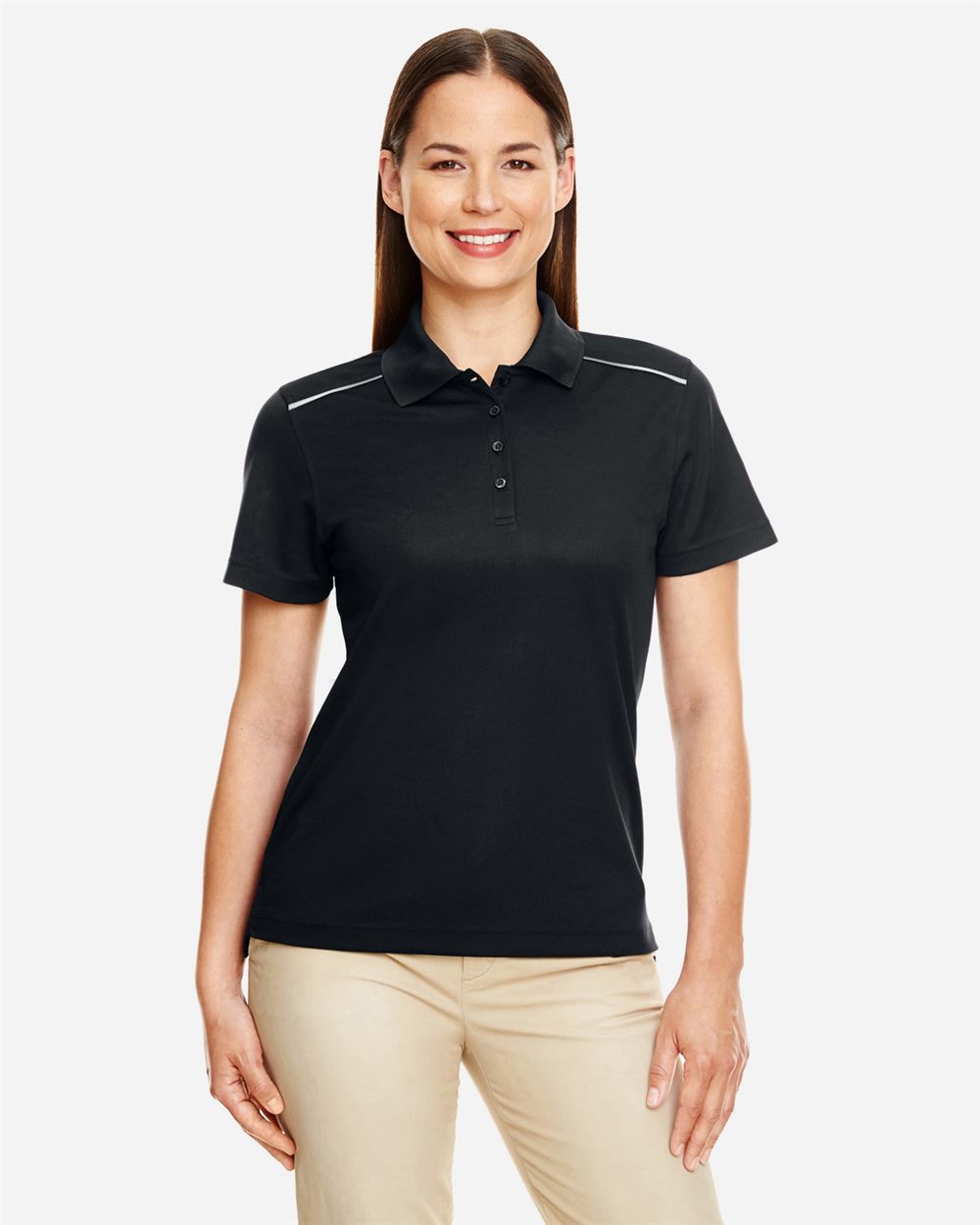 Women's Radiant Performance Piqué Polo with Reflective Piping - 78181R 11