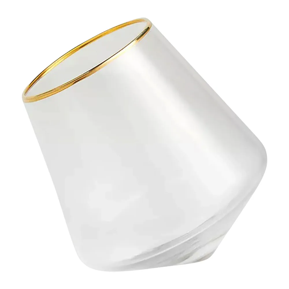10oz. Gold Rimmed Tilted Bourbon 3