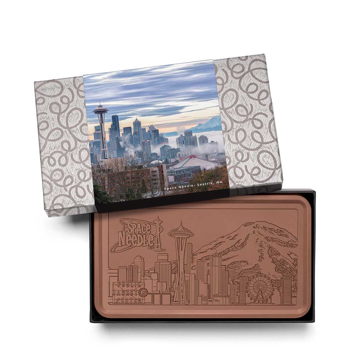 9"x5" Custom Decorated Chocolate Shape with Classic Custom Packaging 11