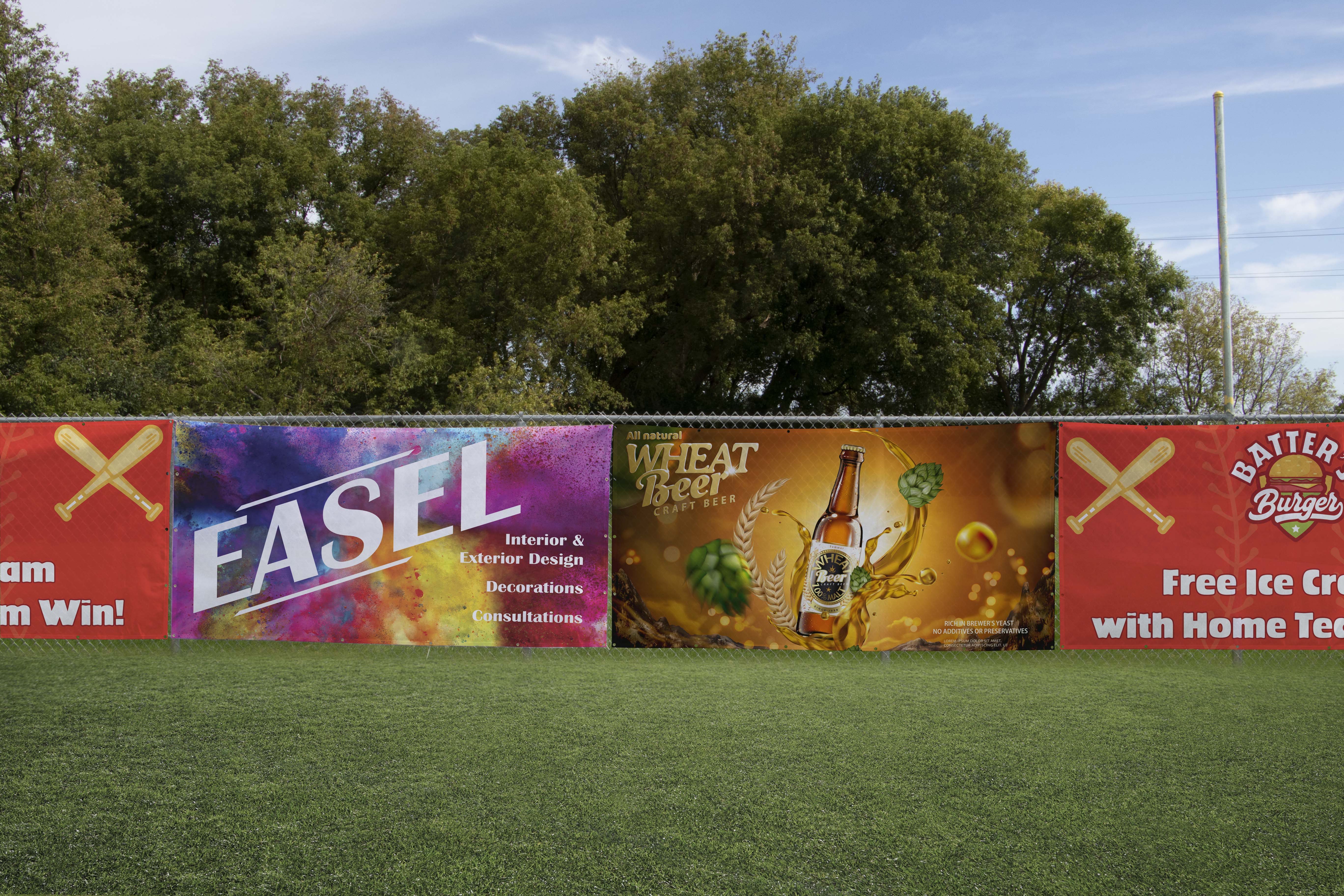 36" x 10' Mesh Vinyl Fence Banner 5