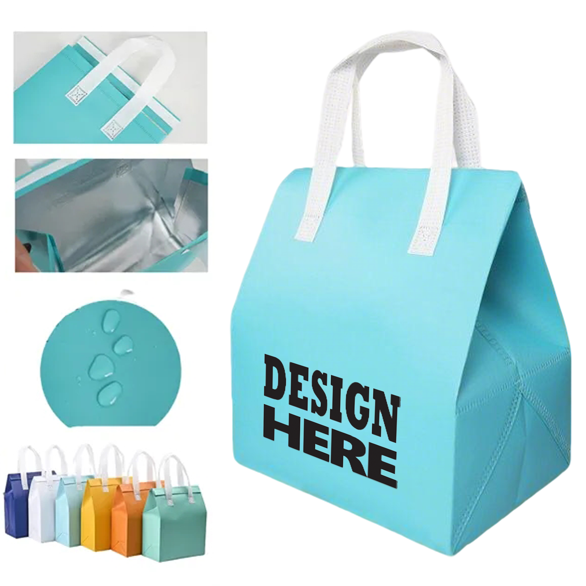 Non-Woven Insulated Lunch Tote Bag 2